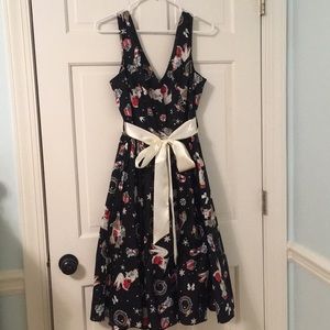 Hell Bunny Christmas Pin Up Dress (ModCloth)
